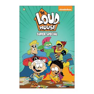 英文版 书籍 House 喧闹一家亲 超特辑 Special Loud Super 进口英语原版 英文原版 儿童全彩幽默漫画 The