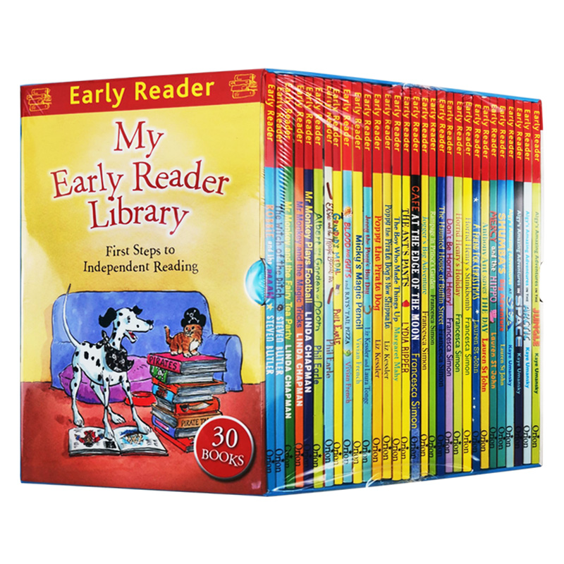 My Early Reader Library 我的初级章节书图书馆 淘气包亨利等30本桥梁书套装 全彩插图 英文原版儿童读物 进口书籍 书籍/杂志/报纸 儿童读物原版书 原图主图