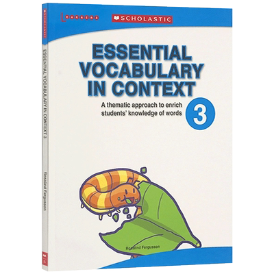 学乐语境记英语词汇第3册 Essential Vocabulary In Context 3 英文原版小学教辅 进口课外英语辅导书籍