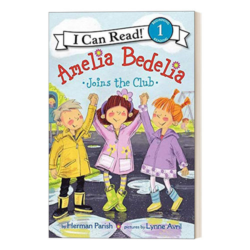 英文原版 Amelia Bedelia Joins the Club 阿米莉亚俱乐部之争 糊涂女佣分级阅读 I Can Read Level 1 英文版 进口英语原版书籍