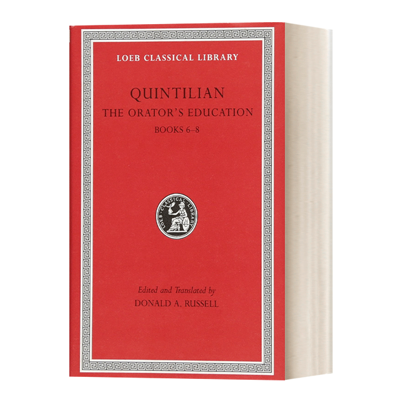 英文原版 The Orator's Education Volume III 雄辩术原理 雄辩家的教育 第三卷 6-8册 拉英对照版 洛布古典丛书 英文版进口英语书
