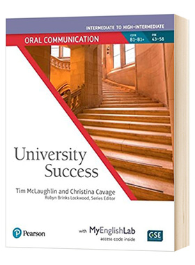 University Success Oral Communication Intermediate Student Book with MyLab 英文原版 大学成功口语交流 中高级学生书 英文版