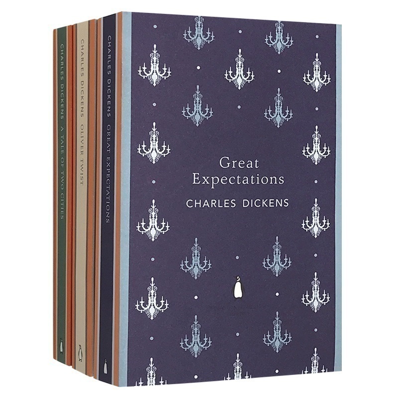 查尔斯狄更斯代表作3册全套英文