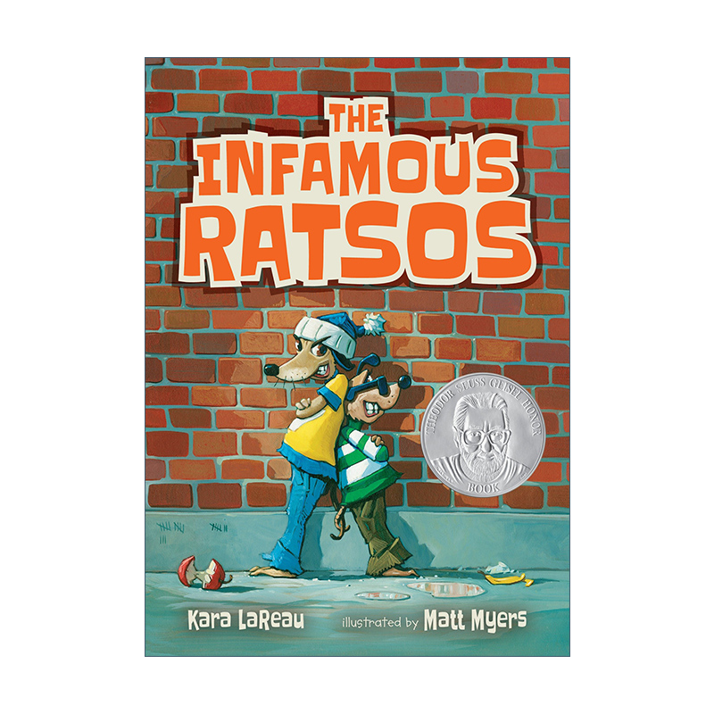 英文原版 The Infamous Ratsos 声名狼藉的拉索系列1 儿童幽默故事绘本 苏斯博士奖 章节桥梁故事书 英文版 进口英语原版书籍
