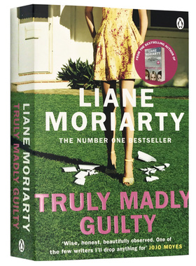 委实疯狂之罪 Truly Madly Guilty 大小谎言作者 HBO同名美剧 英文原版婚姻家庭治愈小说 Liane Moriarty 进口英语书籍