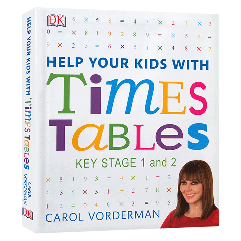 帮助你的孩子学习乘法 DK Help Your Kids With Times Tables 数学科学英语 英文原版家庭儿童教辅书 进口原版工具书籍