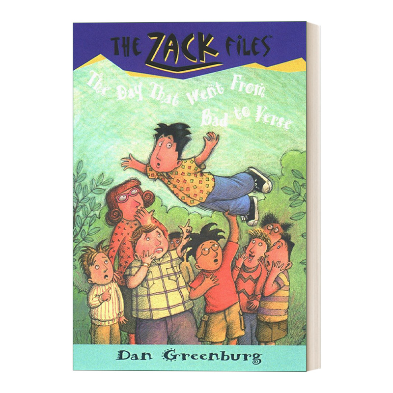英文原版 The Zack Files 20 How I Went from Bad to Verse 札克档案系列20 儿童冒险章节桥梁书 Dan Greenburg 进口英语原版书籍
