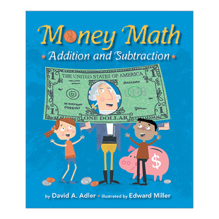 and 数学 Money Addition Adler 进口书籍 英文原版 Subtraction Math 儿童数学启蒙认知绘本 加减法 与金钱有关 英文版 David