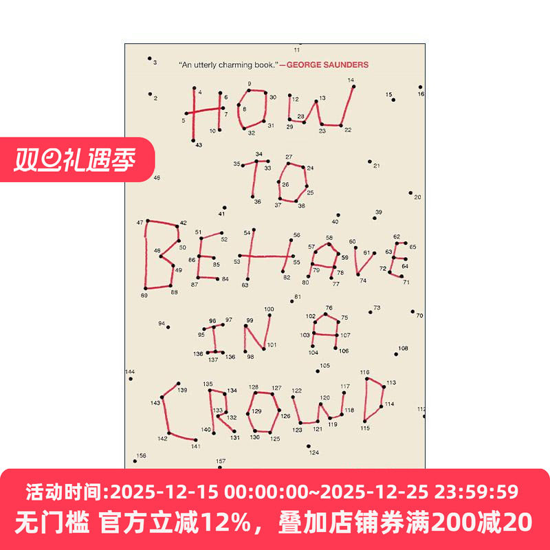 英文原版 How to Behave in a Crowd 如何在人群中表现 Camille Bordas 英文版 进口英语原版书籍