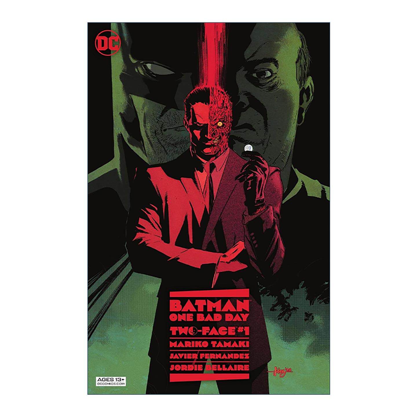 英文原版 Batman One Bad Day Two-Face 蝙蝠侠 一日之祸 双面人 DC漫画 精装 圆木麻理子 英文版 进口英语原版书籍
