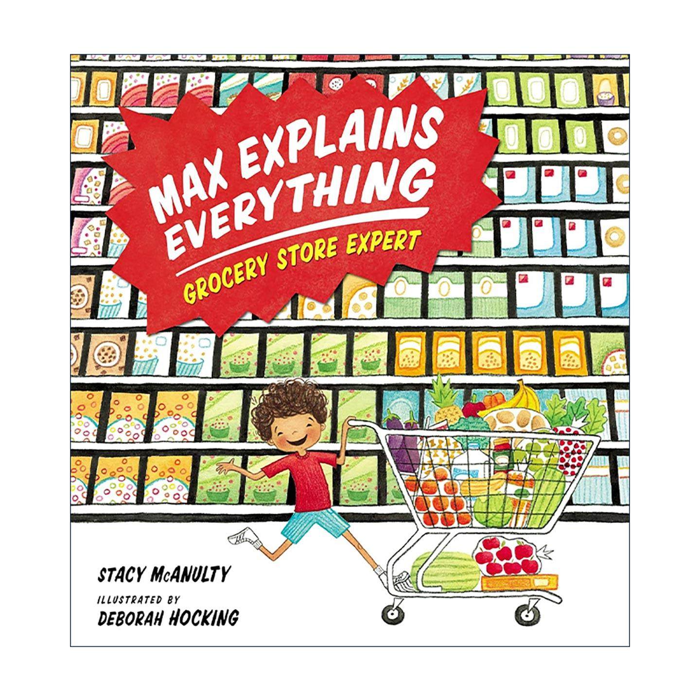 英文原版 Max Explains Everything Grocery Store Expert 麦克斯解释一切 杂货店专家 儿童精装搞笑故事绘本 美丽女孩儿作者,书籍/杂志/报纸,儿童读物原版书,淘宝优惠券,粉丝福利购,淘宝优惠卷