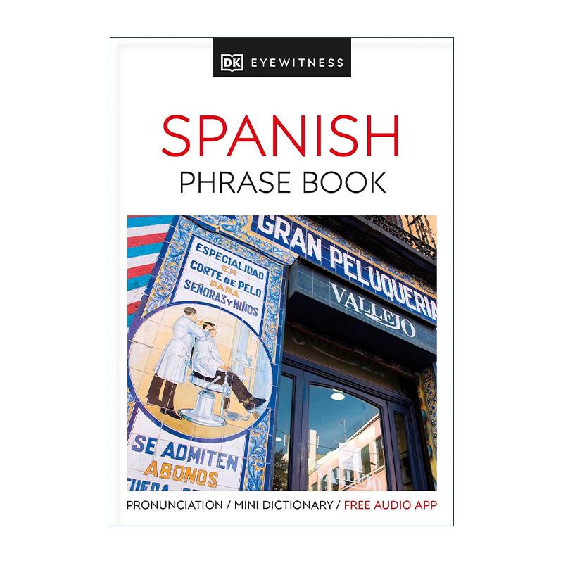 原版 DK Eyewitness Travel Phrase Books Spanish 目击者旅游西班牙语短语口袋手册 进口原版书籍