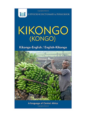 原版 Kikongo English English Kikongo Kongo Dictionary and Phrasebook 刚果语 英语双解词典与常用语手册 进口原版书籍