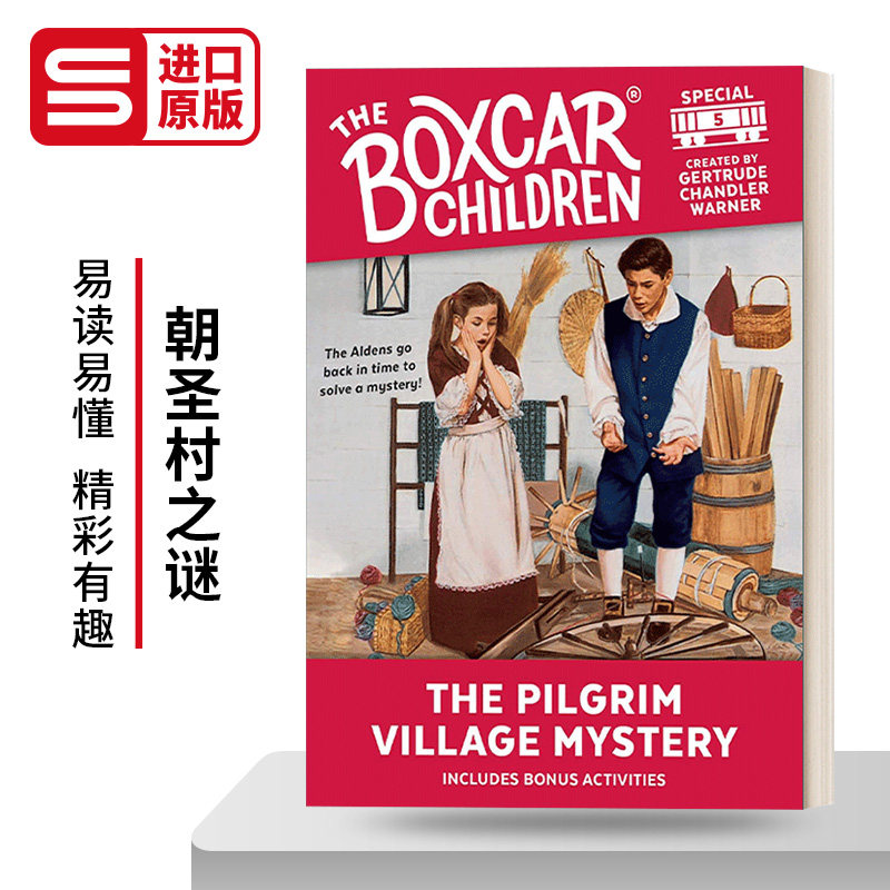 英文原版 The Boxcar Children Specials#5 The Pilgrim Village Mystery 棚车少年特辑#5朝圣村之谜 英文版 进口英语原版书籍