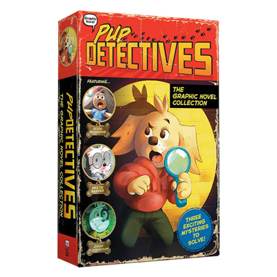 英文原版 Pup Detectives The Graphic Novel Collection 1-3 小狗侦探1-3合集 英文版 进口英语原版书籍