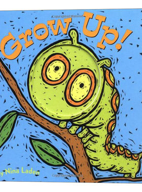 Grow Up  宝宝的躲猫猫游戏书:我长大了洞洞书 儿童启蒙亲子绘本