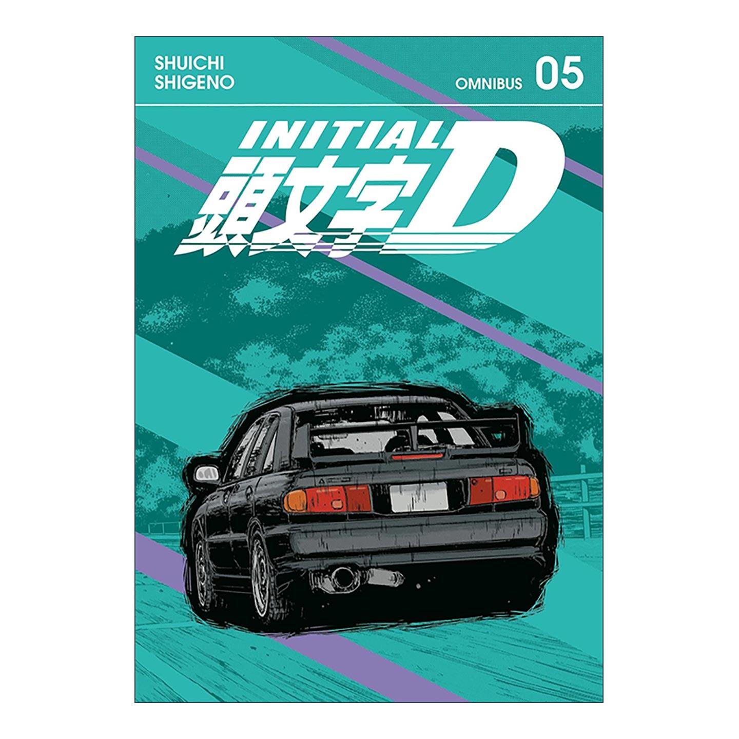 英文原版 Initial D Omnibus 5 头文字D 精选集 卷五 讲谈社漫画 重野秀一 英文版 进口英语原版书籍