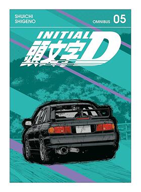 英文原版 Initial D Omnibus 5 头文字D 精选集 卷五 讲谈社漫画 重野秀一 英文版 进口英语原版书籍