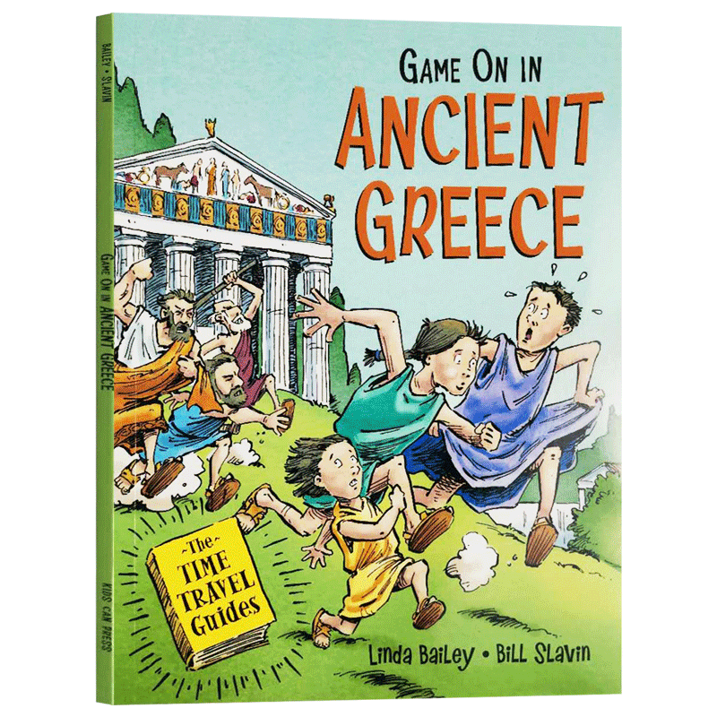 英文原版 时间旅行者 希腊 Game On in Ancient Greece 让孩子爱上古文明 神奇时光探险之旅 回到古希腊 英文版进口原版英语书籍