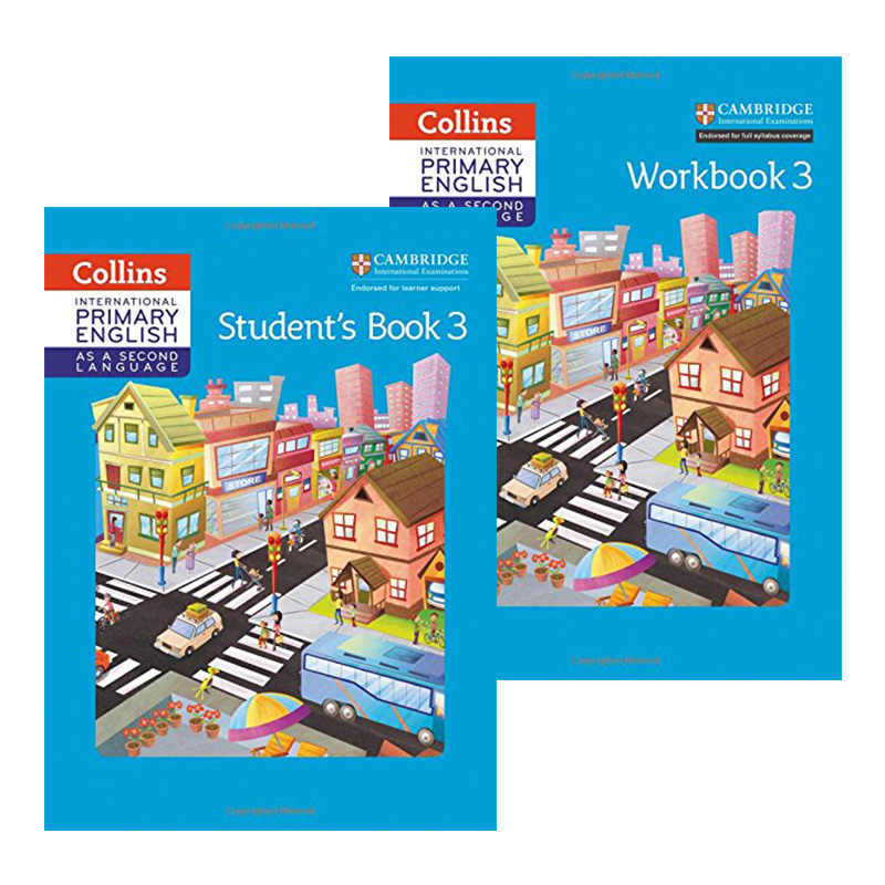 英国国际学校小学三年级英语教材练习册2册 Collins Primary English Student's Book Workbook Stage3 英文原版剑桥小学英语用书 书籍/杂志/报纸 原版其它 原图主图