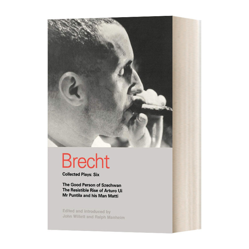 布莱希特戏剧选集6 四川好人 Brecht Collected Plays 6  潘蒂拉老爷和他的男仆马狄等 英文原版文学读物 进口英语书籍