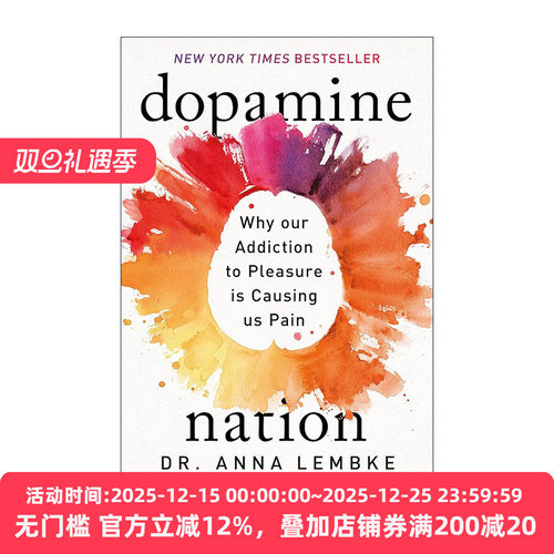 英文原版 Dopamine Nation 多巴胺国家 在放纵时代寻找平衡 英文版 进口英语原版书籍
