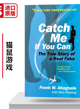 如果可以 抓住我 Catch Me If You Can  英文版 猫鼠游戏 电影原著 英文原版悬疑推理电影小说书籍