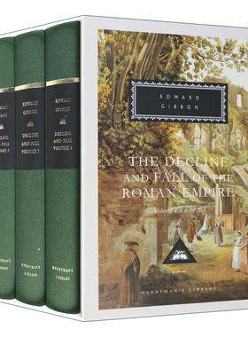 罗马帝国衰亡史4-6卷 美版 Everyman精装收藏版 The Decline and Fall of the Roman Empire 英文原版历史读物 进口英语书籍