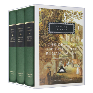 罗马帝国衰亡史4-6卷 美版 Everyman精装收藏版 The Decline and Fall of the Roman Empire 英文原版历史读物 进口英语书籍