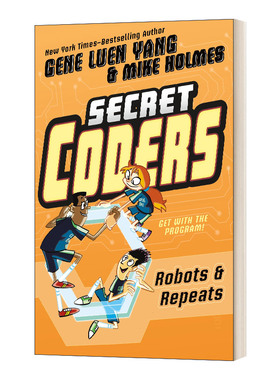 Secret Coders: Robots & Repeats 秘密编程者：机器人和重复 小学科学漫画
