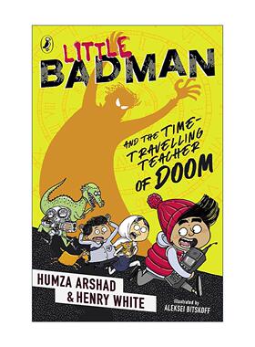 英文原版 Little Badman and the Time-Travelling Teacher of Doom 小坏蛋和厄运的时间旅行老师 幽默儿童小说 进口英语原版书籍