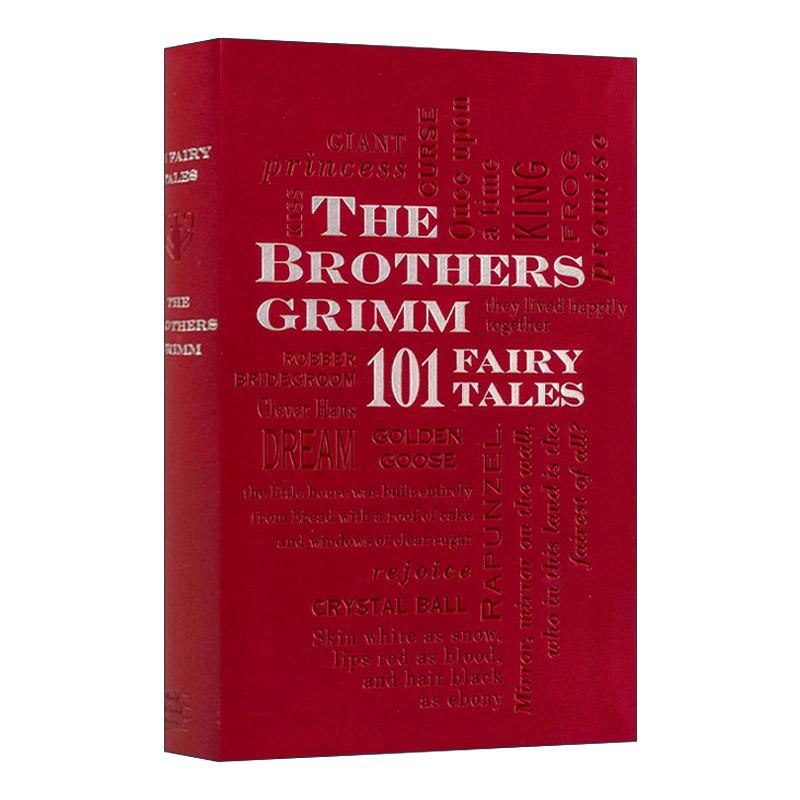 英文原版 The Brothers Grimm 101 Fairy Tales 格林童话 第2版 软精装皮质封面词云经典 Word Cloud Classics 进口英语原版书籍