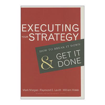 英文原版 Executing Your Strategy 执行策略 如何分解并完成它 领导管理实用指南 哈佛商业评论 精装 英文版 进口英语原版书籍