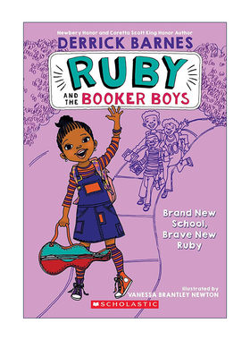 英文原版 Ruby and the Booker Boys 1 鲁比和布克男孩系列1 新学校 新的勇敢鲁比 英文版 进口英语原版书籍
