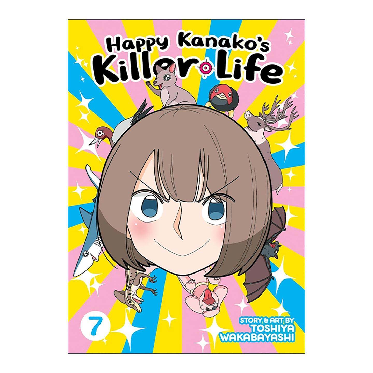 英文原版 Happy Kanako's Killer Life 7 幸福伽菜子的快乐杀手生活7 同名日剧搞笑漫画 徒然喜欢你作者若林稔弥 进口英语原版书籍