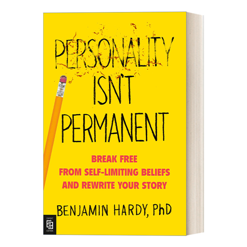 英文原版 Personality Isn't Permanent Mr-Exp 性格修正 如何突破你的原生性格 成功学 自我提升 Benjamin Hardy PhD 进口书籍