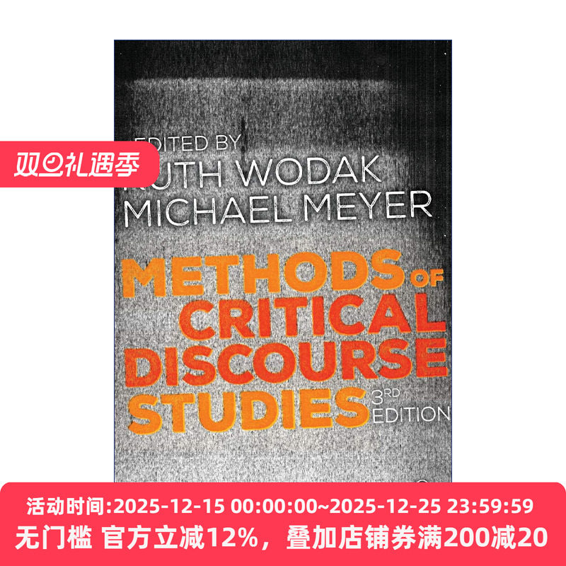 Methods of Critical Discourse Studies 批评话语研究方法 露丝·沃达克