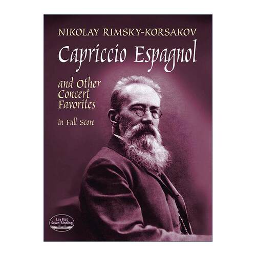 英文原版 Capriccio Espagnol and Other Concert Favorites in Full Score 西班牙随想曲与其他音乐会名曲作品集全谱 英文版进口