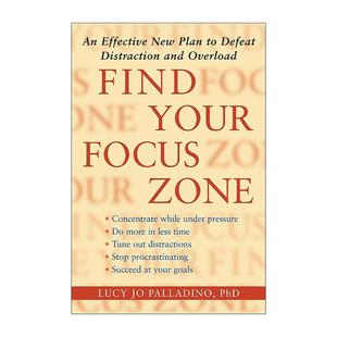 Focus Zone 进口英语原版 Find 书籍 英文版 Your 打败分心与焦虑 英文原版 掌控注意力