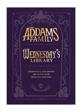 英文原版 The Addams Family Wednesday' s Library 亚当斯一家 周三图书馆 精装儿童小说 英文版 进口英语原版书籍