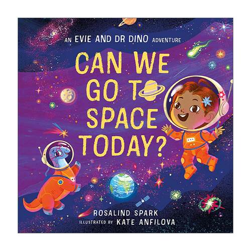 英文原版 Evie & Dr Dino Can We Go To Space Today 伊薇和迪诺博士 我们今天能去太空吗 牛津亲子共读启蒙认知绘本 英文版