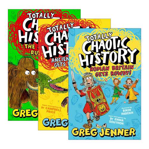 英文原版 Totally Chaotic History 完全混乱的历史系列3册 儿童科普百科 糟糕历史的史学顾问Greg Jenner 英文版 进口原版书籍