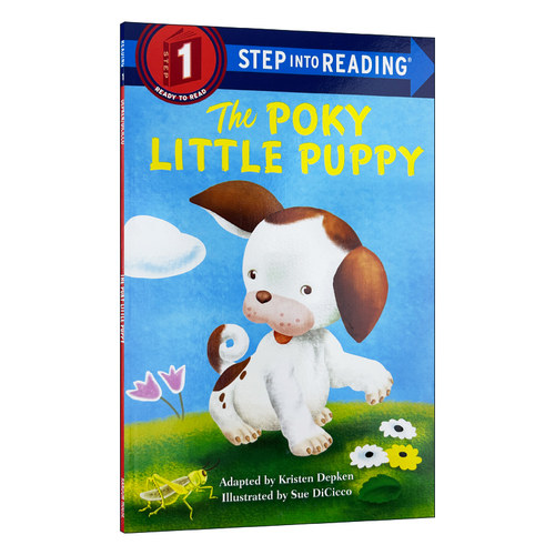 英文原版 Step into Reading 1 - The Poky Little Puppy Step into Reading 小狗狗先生 兰登分级读物1 英文版 进口英语原版书籍