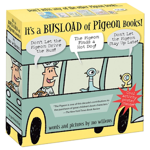 别让鸽子开巴士 3册精选礼盒装 It's a Busload of Pigeon Books! 英文原版儿童绘本 Mo Willems小猪小象同作者