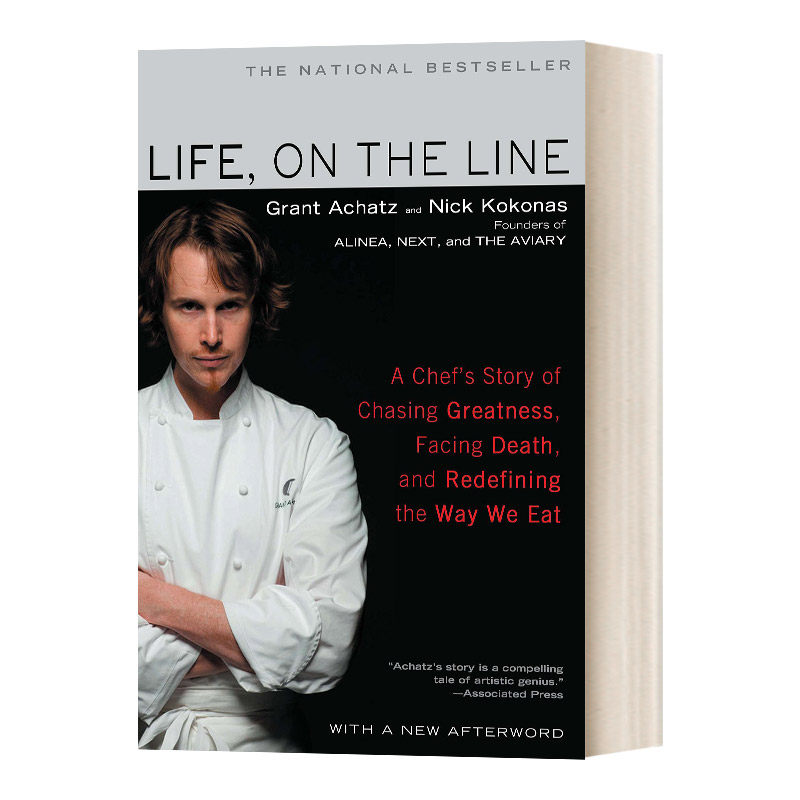 生命 不确定 米其林三星餐馆 Life  on the Line 英文原版人物传记读物 Alinea主厨Grant Achatz的故事 进口英语书籍