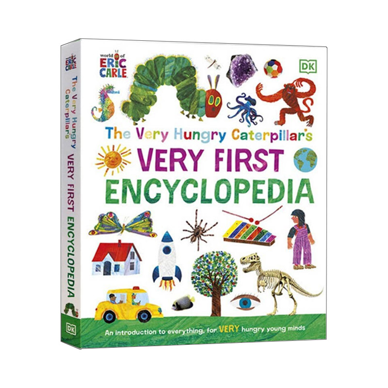 The Very Hungry Caterpillar's Very First Encyclopedia毛毛虫的百科全书精装英文原版儿童科普读物进口英语书籍