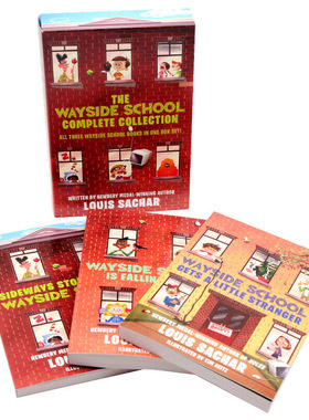 歪歪路小学3册全套盒装 The Wayside School Collection Box Set