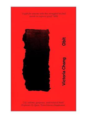 英文原版 Obit 记逝录 讣告 诗歌 张明皚 Victoria Chang 英文版 进口英语原版书籍