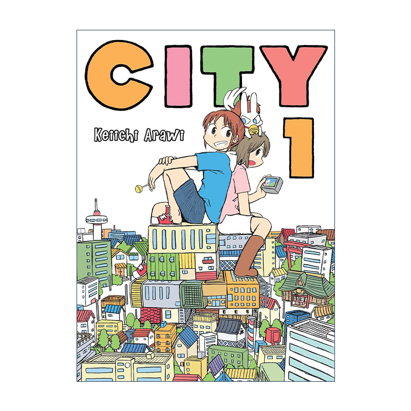 英文原版 City 01 城 卷一 搞笑漫画 日常作者Keiichi Arawi新井圭一 英文版 进口英语原版书籍