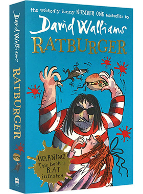 大卫少年幽默小说系列 少女驯兽师和她的霹雳鼠 Ratburger 鼠堡包 英文原版儿童读物 罗尔德达尔继承人 David Walliams